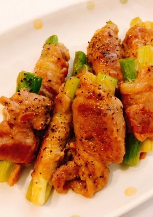 プルコギの肉で!ネギの肉巻き*-レシピのメイン写真