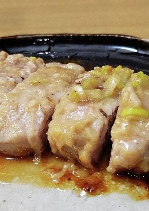 豚ロース長ねぎハチミツ味噌-レシピのメイン写真
