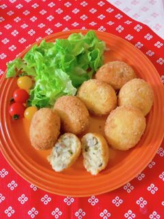 牡蠣のコンフィで牡蠣のポテトコロッケ-レシピのメイン写真