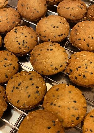 ゴマときな粉クッキー-レシピのメイン写真