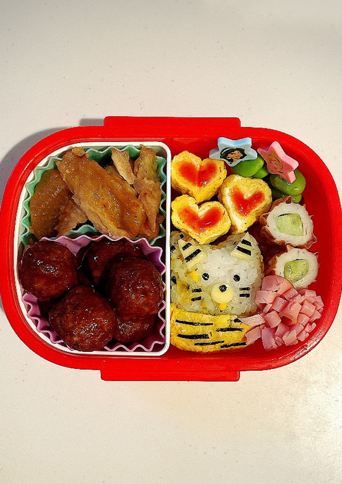簡単！年少さんの幼稚園節分弁当♡-レシピのメイン写真