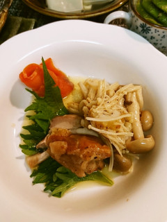 鶏とキノコごま油和え-レシピのメイン写真