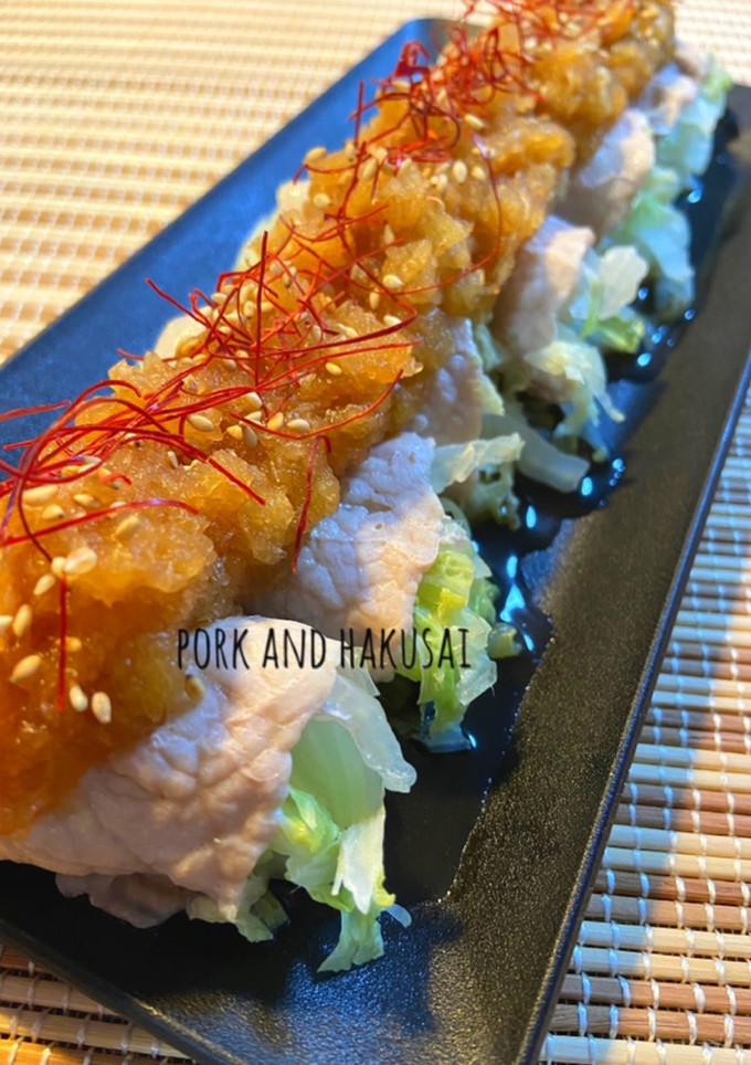 白菜の豚肉巻き蒸し＊レンジで簡単＊-レシピのメイン写真