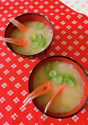 カニのお味噌汁-レシピのメイン写真