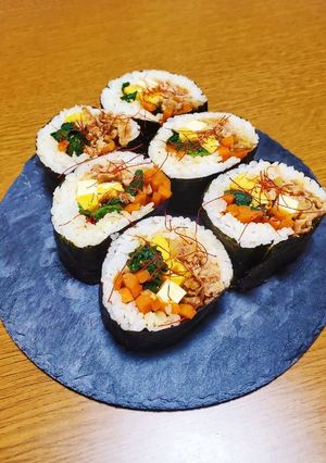 キンパ風太巻き-レシピのメイン写真