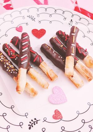 チョコワンタンスティック-レシピのメイン写真