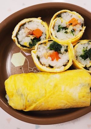 完了期 巻き寿司(^-^)恵方巻きにも☆-レシピのメイン写真