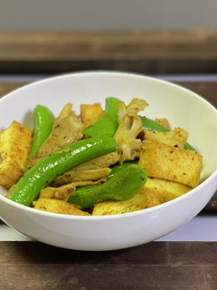 免疫力UP!舞茸と厚揚げのカレー炒め-レシピのメイン写真
