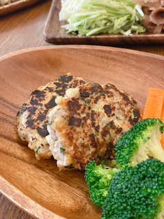 片手でサバ缶ハンバーグ彡-レシピのメイン写真
