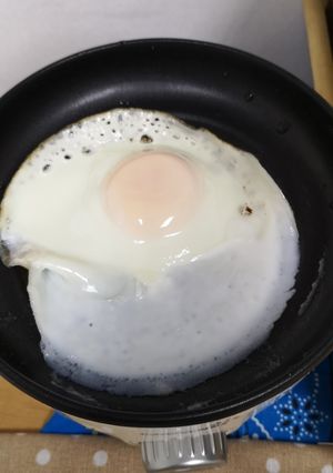スチームクッカーで目玉焼き-レシピのメイン写真