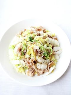 直ぐ出来る【塩塗し白菜と豚の旨塩炒め】-レシピのメイン写真
