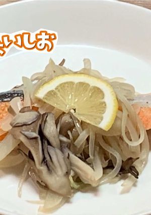 <健康レシピ>野菜と食べる鮭のセサミ焼き-レシピのメイン写真