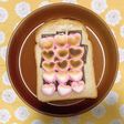 ハートマシュマロトースト