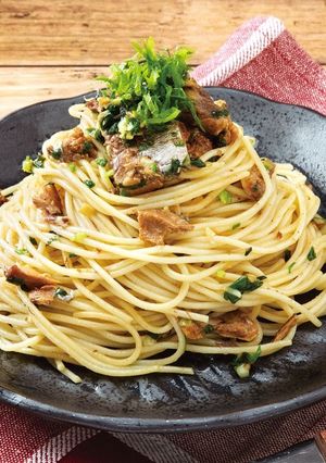 さば缶パスタ-レシピのメイン写真