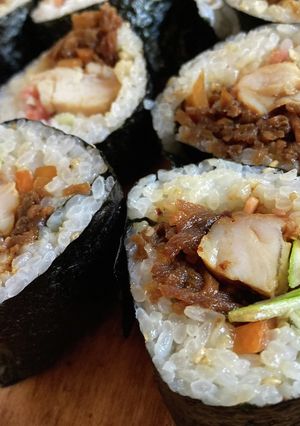 西京漬けササミの太巻き-レシピのメイン写真