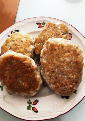 鶏と豆腐ハーブハンバーグ　低フォドマップ-レシピのメイン写真