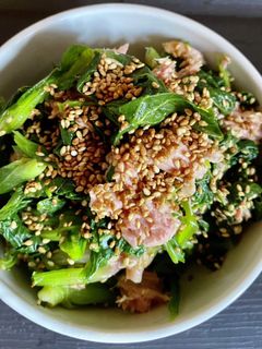 ほうれん草の簡単胡麻和え-レシピのメイン写真