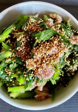 ほうれん草の簡単胡麻和え-レシピのメイン写真
