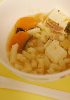 【離乳食後期〜幼児食】みそ煮込みうどん-レシピのメイン写真