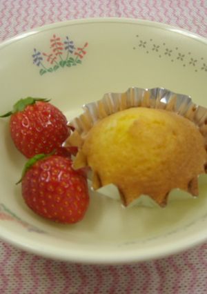 簡単給食　ガレットデロワ風カップケーキ-レシピのメイン写真