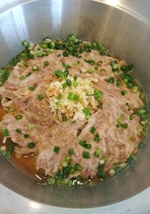 インスタントラーメンニンニク鍋-レシピのメイン写真