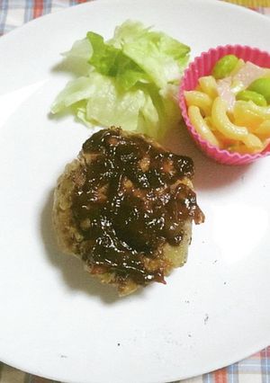 シャキシャキレンコンハンバーグ-レシピのメイン写真