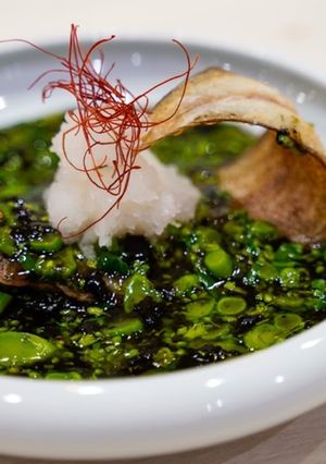 はなっこりーと海苔の敷餡レンチョウ唐揚げ-レシピのメイン写真