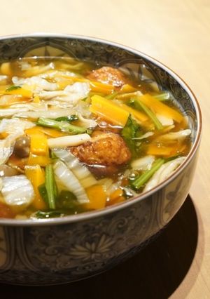 ブトエビ団子のヘルシー野菜あんかけ-レシピのメイン写真