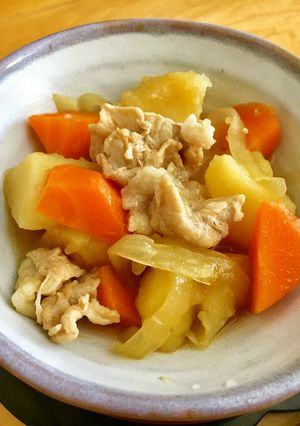 豚こま肉で肉じゃが-レシピのメイン写真