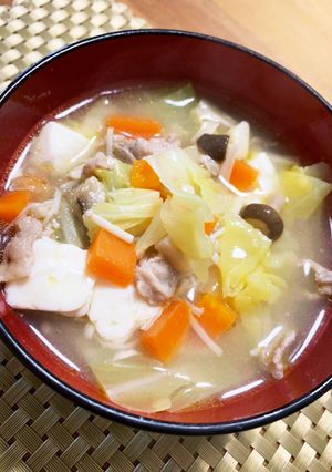 超簡単具沢山豚汁-レシピのメイン写真