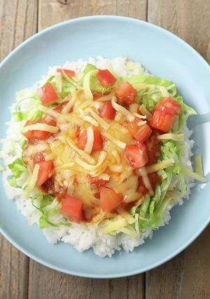 きのこのベジラグーソースのタコライス-レシピのメイン写真