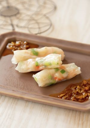 ライスペーパーで小さな腸粉（蒸し春巻き）-レシピのメイン写真