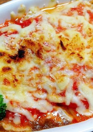 残ったカレーでトマトカレーラザニア♡-レシピのメイン写真