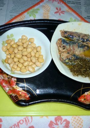 節分に福豆とオイル･サーディンのタパス-レシピのメイン写真