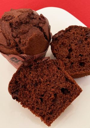 お粥リメイク☆チョコレートマフィン-レシピのメイン写真