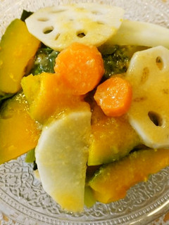 電子レンジで簡単冬の蒸し野菜-レシピのメイン写真