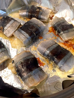 サンマのチーズ焼き 梅トマトソース-レシピのメイン写真