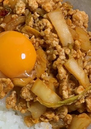 旬の甘辛挽肉ライス-レシピのメイン写真
