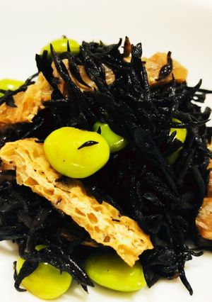 包丁不要！レンジdeひじきの煮物☆-レシピのメイン写真