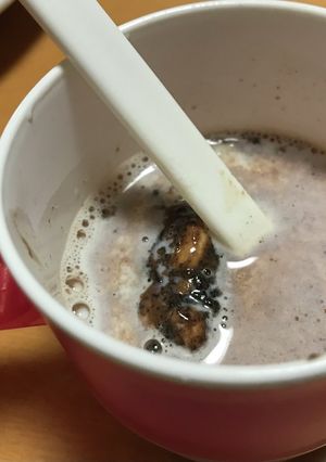 ブラックサンダーホットミルク-レシピのメイン写真