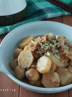 里芋と牛肉のこっくり煮物-レシピのメイン写真