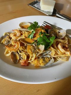 海老と浅利のトマトクリームパスタ-レシピのメイン写真