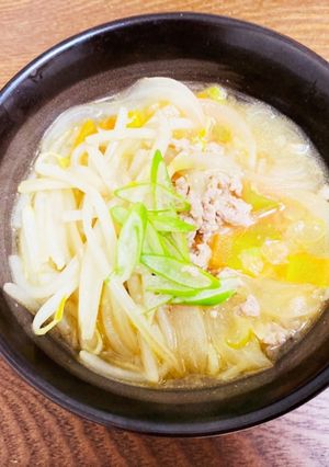 鍋の残りでちょっと本格的な味噌ラーメン-レシピのメイン写真