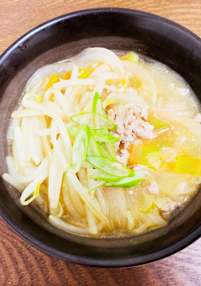 鍋の残りでちょっと本格的な味噌ラーメン-レシピのメイン写真