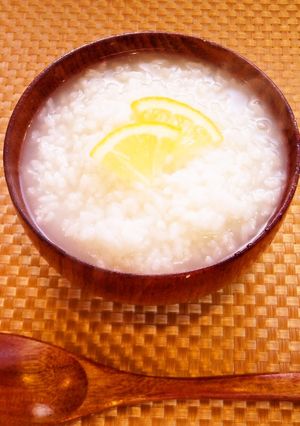 ☺風邪を引いた時にも♡簡単♪レモンがゆ☺-レシピのメイン写真