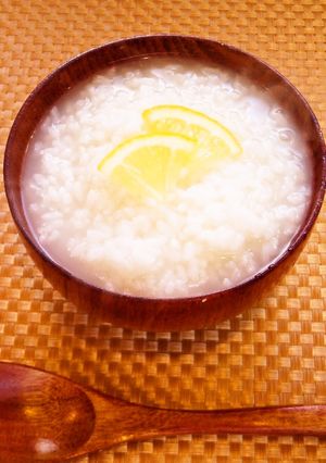 ☺風邪を引いた時にも♡簡単♪レモンがゆ☺-レシピのメイン写真