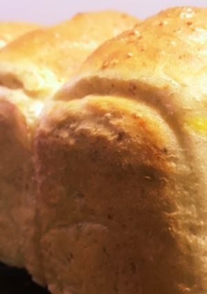 グラハム、クリームチーズ入り食パン-レシピのメイン写真