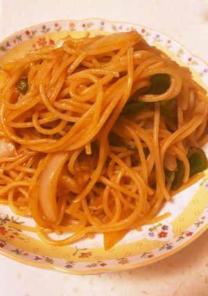 味覇で簡単！コクあり絶品ナポリタン-レシピのメイン写真
