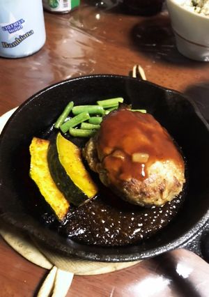 スキレットでおからハンバーグ-レシピのメイン写真