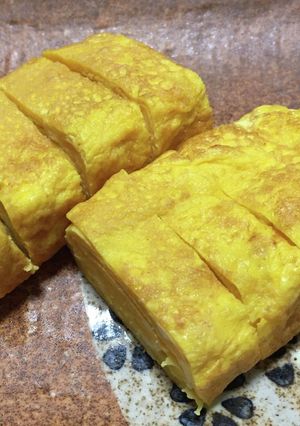 甘味なしのだし巻き卵-レシピのメイン写真